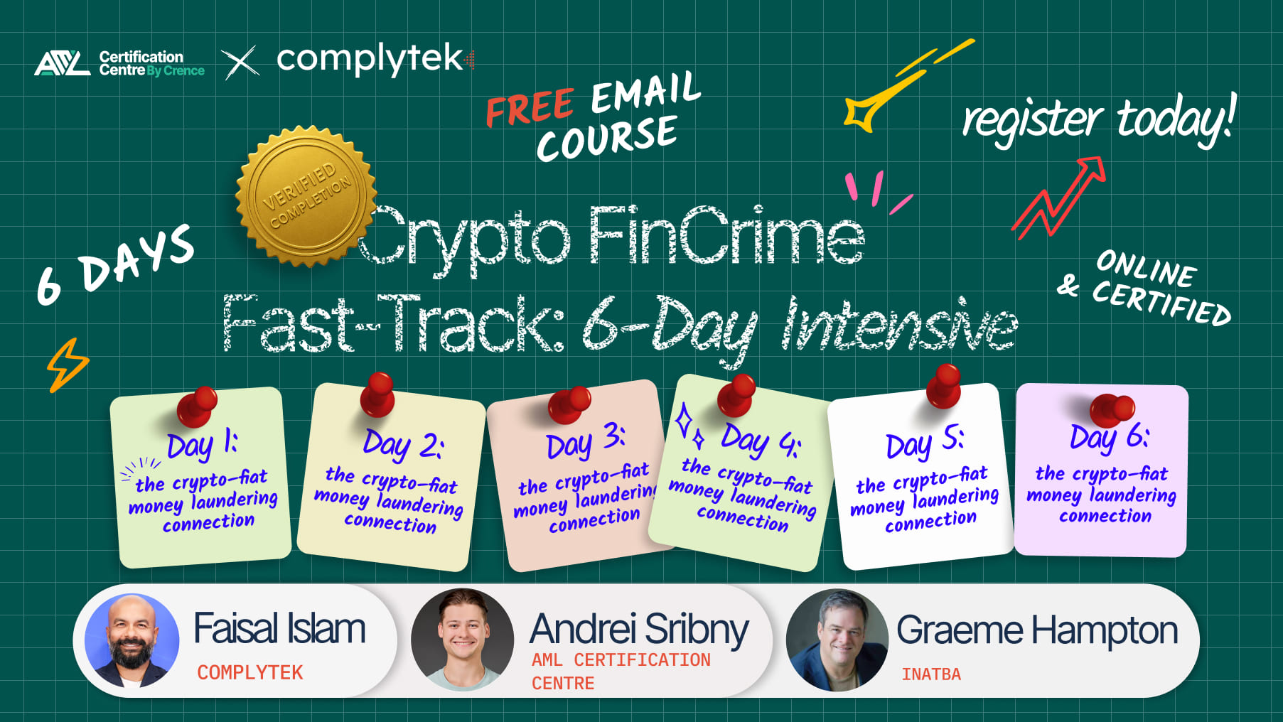 Crypto FinCrime Fast-Track: 6-Day Intensive